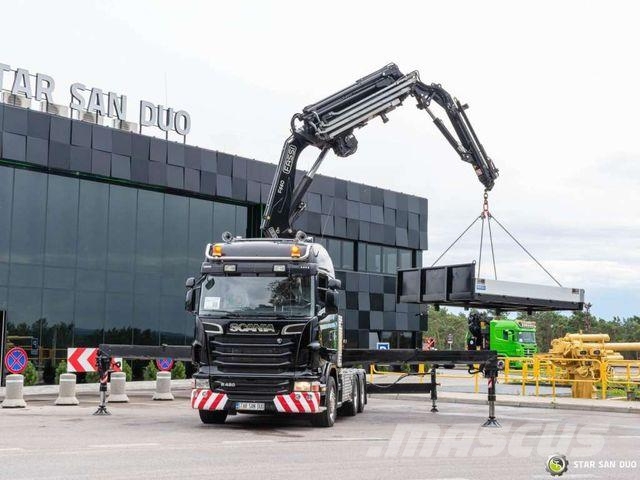 Scania R480 6x4 FASSI F660RA.2.26 HE-Dynamic Crane 크레인 트럭