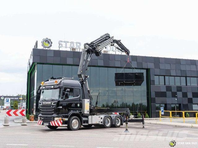 Scania R480 6x4 FASSI F660RA.2.26 HE-Dynamic Crane 크레인 트럭