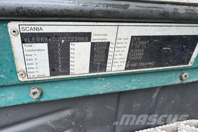 Scania R480 6x4 SWS KIPPER / Mischer 7m3 Camiones bañeras basculantes o volquetes