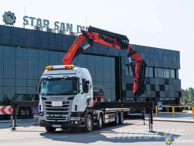 Scania R480 8x2 Palfinger PK 74002 Crane Fly Jib Autojeřáby, hydraulické ruky