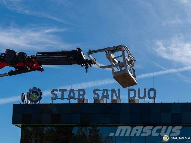 Scania R490 8x2 EFFER 955 Fly Jib Winch Basket Crane Autojeřáby, hydraulické ruky