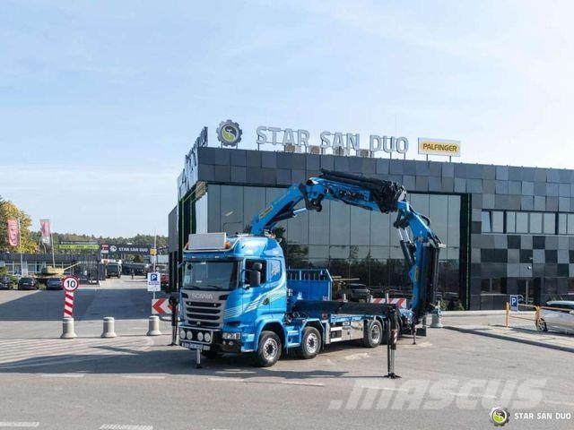 Scania R490 8x2 Palfinger PK 65002 SH Crane Fly Jib Żurawie samochodowe
