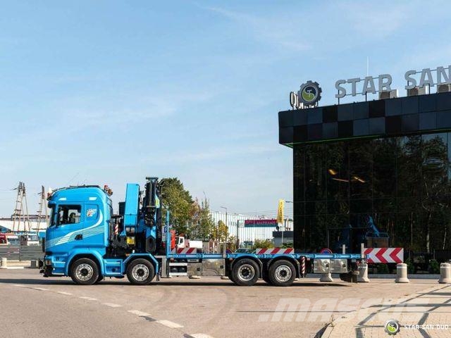 Scania R490 8x2 Palfinger PK 65002 SH Crane Fly Jib Żurawie samochodowe