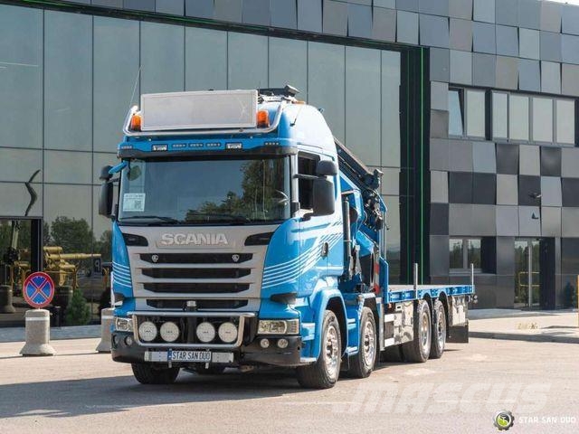 Scania R490 8x2 Palfinger PK 65002 SH Crane Fly Jib Żurawie samochodowe