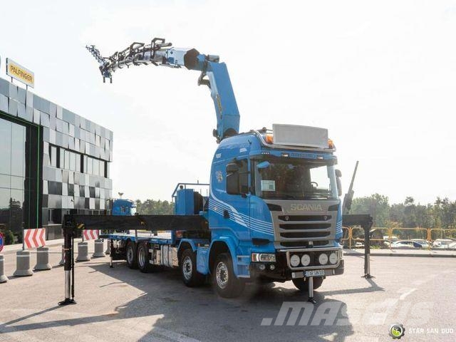 Scania R490 8x2 Palfinger PK 65002 SH Crane Fly Jib Żurawie samochodowe