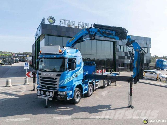 Scania R490 8x2 Palfinger PK 65002 SH Crane Fly Jib Żurawie samochodowe