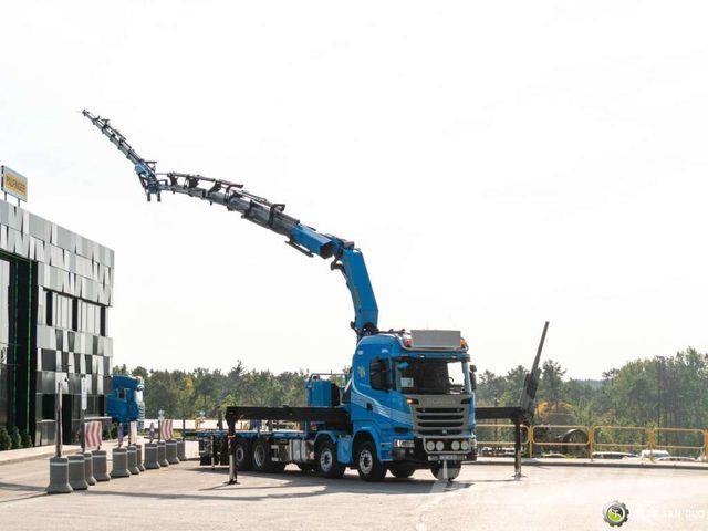 Scania R490 8x2 Palfinger PK 65002 SH Crane Fly Jib Żurawie samochodowe