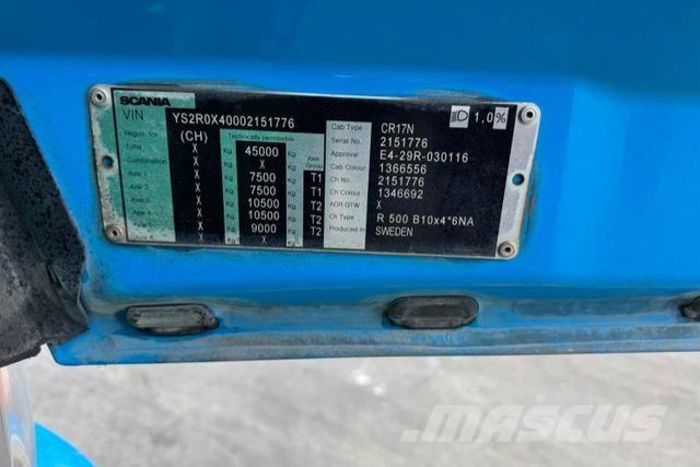 Scania R500 10x4 20m3 Camiones bañeras basculantes o volquetes
