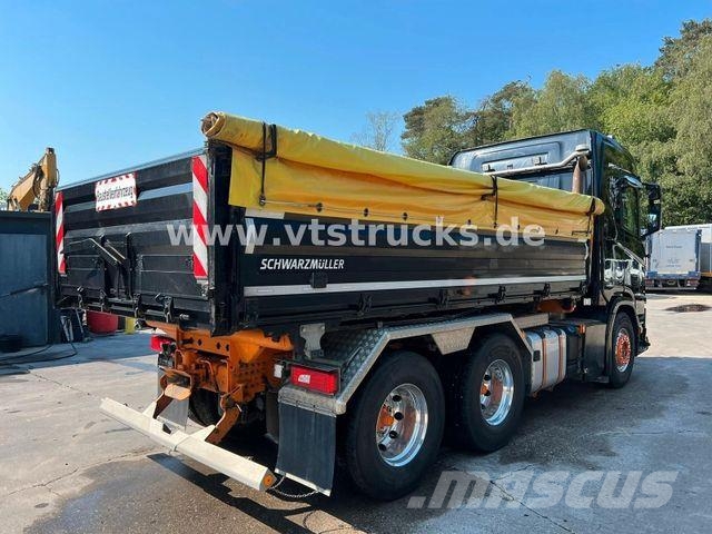 Scania R500 6x4 Euro 6 Schwarzmüller Dreiseitenkipper 덤프 트럭