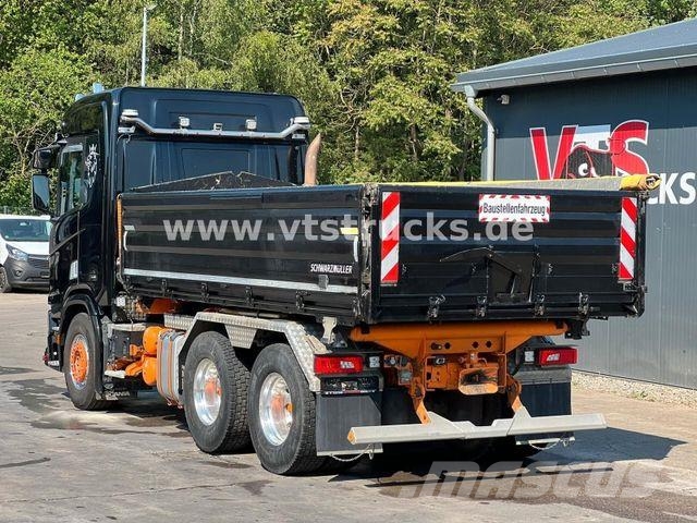 Scania R500 6x4 Euro 6 Schwarzmüller Dreiseitenkipper 덤프 트럭
