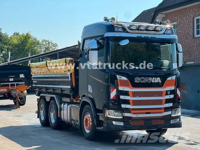 Scania R500 6x4 Euro 6 Schwarzmüller Dreiseitenkipper 덤프 트럭