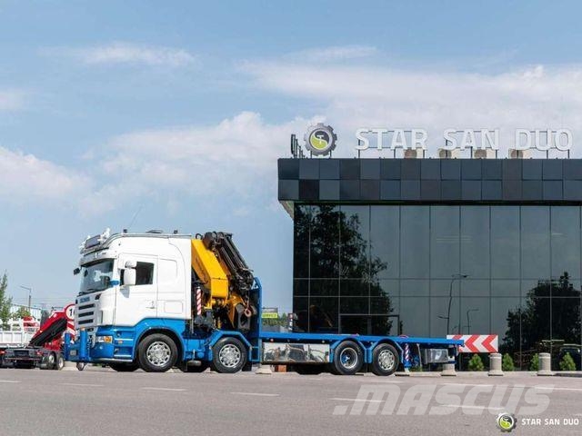 Scania R500 8x2 PALFINGER PK 85002 Fly Jib Winch Crane Автокранове