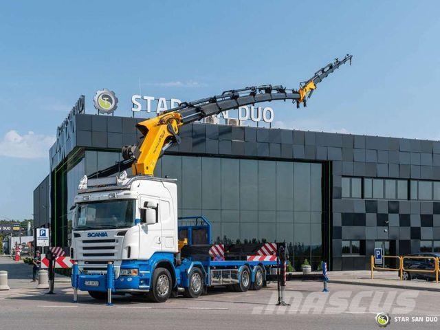 Scania R500 8x2 PALFINGER PK 85002 Fly Jib Winch Crane Autojeřáby, hydraulické ruky