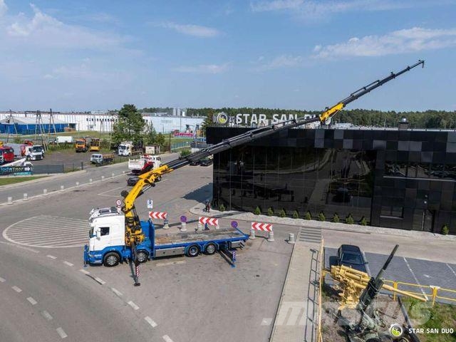 Scania R500 8x2 PALFINGER PK 85002 Fly Jib Winch Crane Autojeřáby, hydraulické ruky