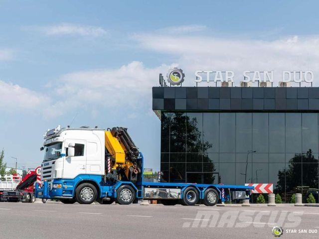 Scania R500 8x2 PALFINGER PK 85002 Fly Jib Winch Crane Autojeřáby, hydraulické ruky
