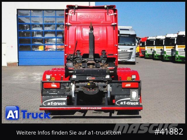 Scania R500, Abrollkipper, Multilift, Lift-Lenkachse, Abrollkipper