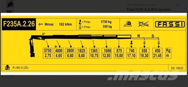 Scania R500 FASSI F235 A.2.26 + FUNK + Anhänger! Żurawie samochodowe