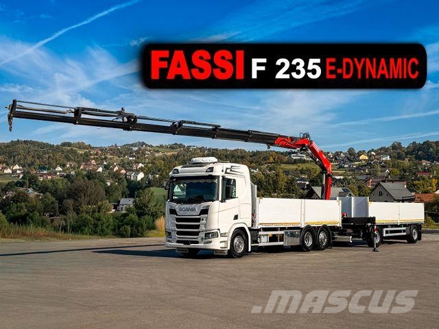 Scania R500 FASSI F235 A.2.26 + FUNK + Anhänger! Żurawie samochodowe
