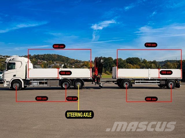 Scania R500 FASSI F235 A.2.26 + FUNK + Anhänger! Żurawie samochodowe