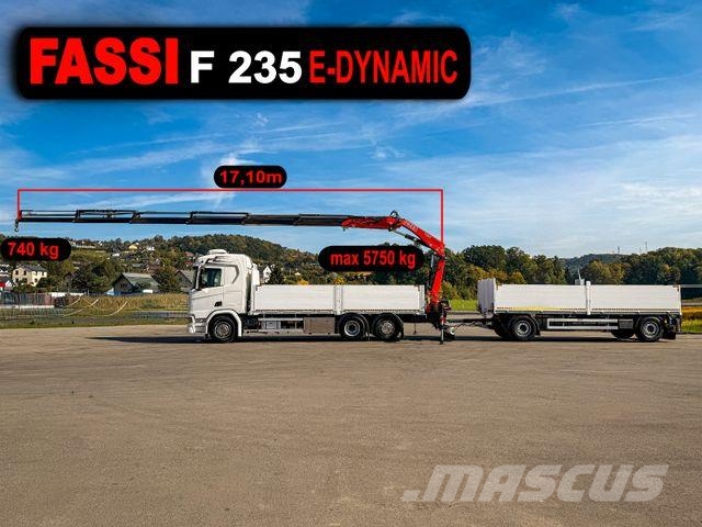 Scania R500 FASSI F235 A.2.26 + FUNK + Anhänger! Żurawie samochodowe