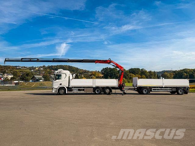 Scania R500 FASSI F235 A.2.26 + FUNK + Anhänger! Żurawie samochodowe