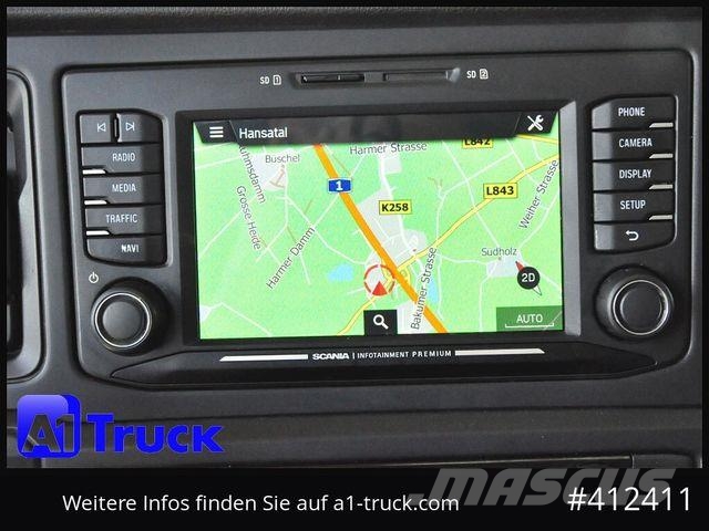 Scania R500, Palfinger PK 22001, Funk Navi Alu Leder Vo Camiones de cama baja