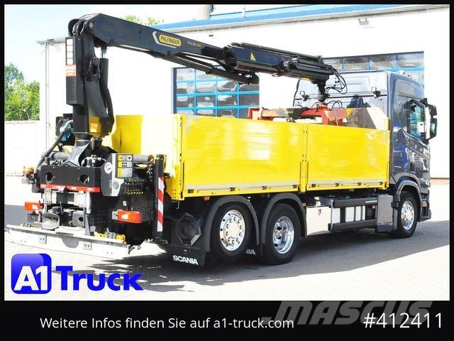 Scania R500, Palfinger PK 22001, Funk Navi Alu Leder Vo Camiones de cama baja