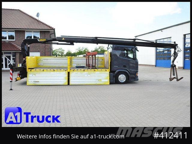Scania R500, Palfinger PK 22001, Funk Navi Alu Leder Vo Camiones de cama baja