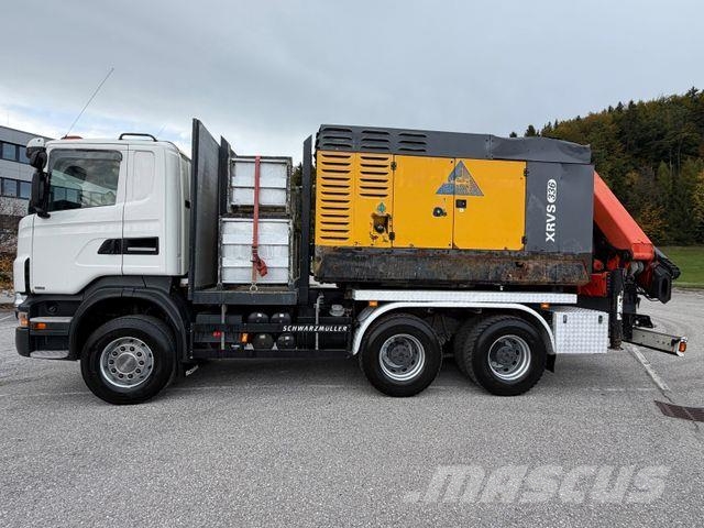 Scania R500 V8 6X4 KM/H 9985) PK 20002 ATLAS FUNKFERNST Автокранове