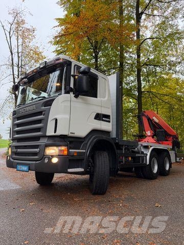 Scania R500 V8 6X4 KM/H 99691 PK 20002 FUNKSTEUERUNG Tovornjaki z žerjavom