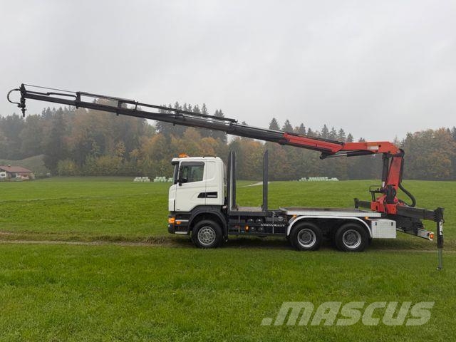 Scania R500 V8 6X4 KM/H 99691 PK 20002 FUNKSTEUERUNG Tovornjaki z žerjavom
