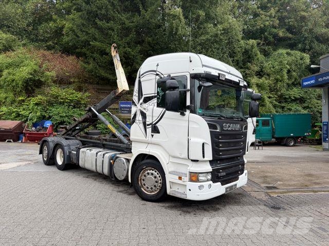 Scania R500V8Abroller Tüv 6/27 erst 890 T 6x2 Palfinger Horgos rakodó teherautók