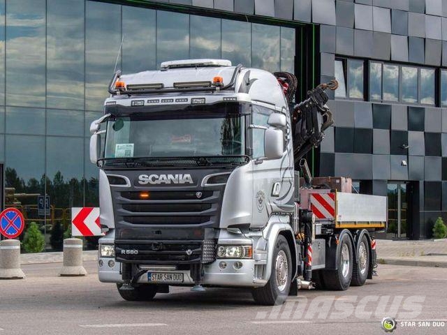 Scania R580 6x2 FASSI F545RA.2.27 XE FLY JIB Winch 5th Kamioni sa kranom