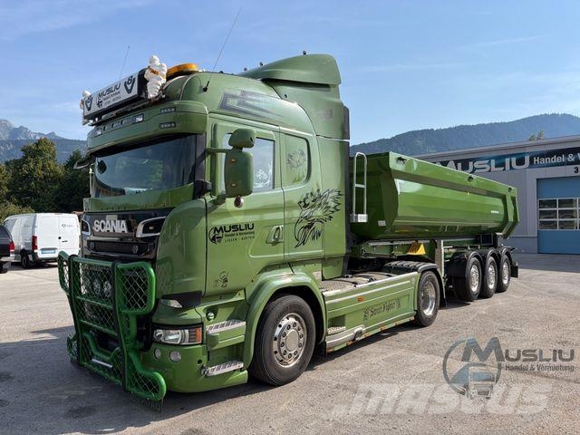 Scania R580 V8 4x2 LL Euro6 Kipphydraulik Retarder Седельные тягачи