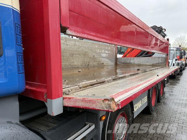 Scania R580 V8 8X4 Kipper Kran Palfinger 22002 Camiones grúa