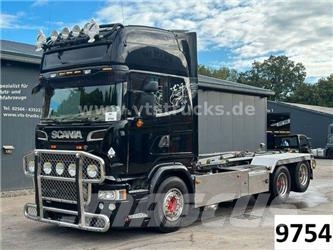 Scania R730 V8 6x2 JOBA Abrollkipper, 2014, Germany - Used hook lift ...
