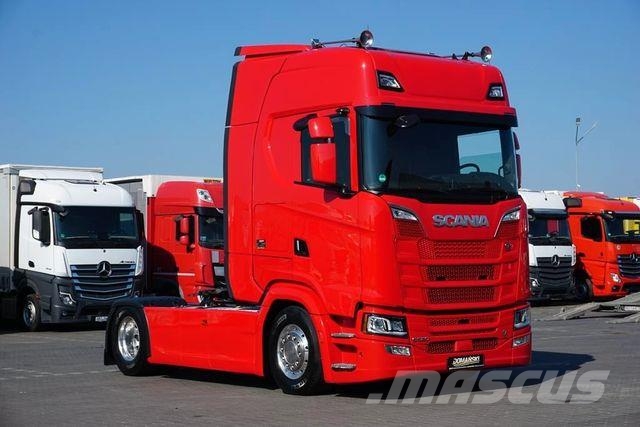 Scania S 520 / V 8 / EURO 6 / ACC / RETARDER / PEŁNA Влекачи