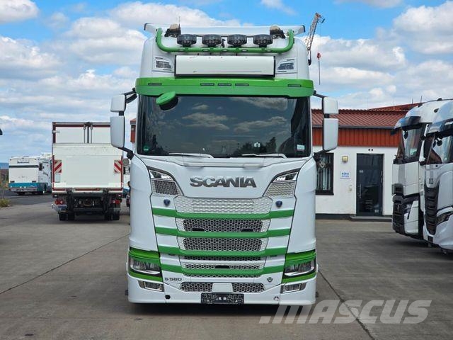 Scania S580 * V8 * ACC * RETARDER * STANDKLIMA * LEDER 트랙터 유닛