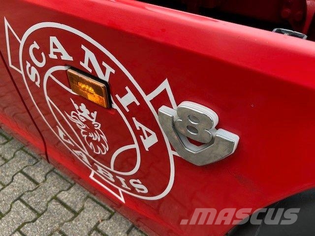 Scania S580 V8 MEILLER Abroller mit Lift+Lenkachse 6x2 Rol kiper kamioni sa kukom za podizanje tereta
