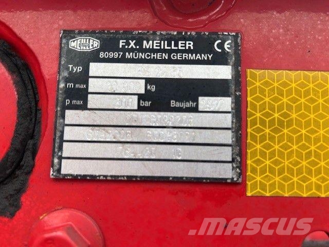 Scania S580 V8 MEILLER Abroller mit Lift+Lenkachse 6x2 Rol kiper kamioni sa kukom za podizanje tereta
