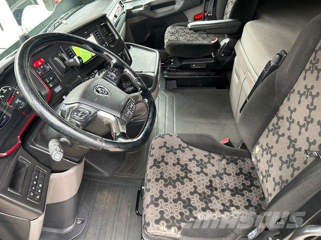 Scania S580 V8 MEILLER Abroller mit Lift+Lenkachse 6x2 Rol kiper kamioni sa kukom za podizanje tereta