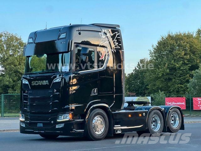 Scania S730 V8 Vollluft, Retarder, Liftachse 牵引车