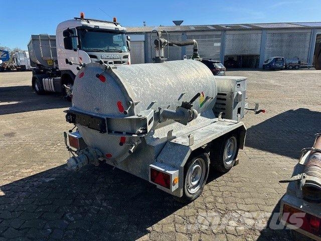 Schmies STS V-1.5-S/021, Vakuumfass, 1.500 Liter 탱커 트레일러