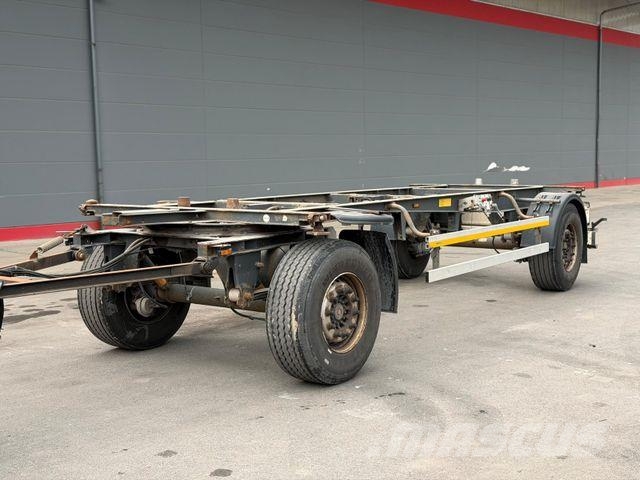 Schmitz Cargobull AFW 18 BDF-Drehschemel SAF Achsen Scheiben Wabco Remolques portacontenedores