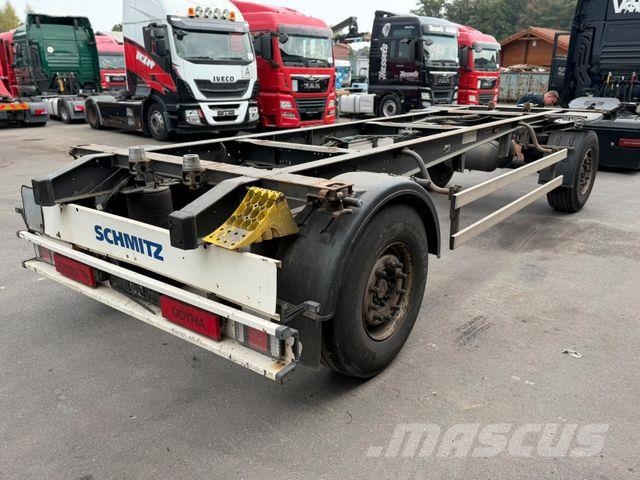 Schmitz Cargobull AFW 18 BDF-Drehschemel SAF Achsen Scheiben Wabco Remolques portacontenedores