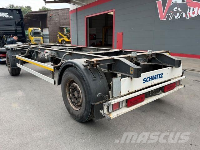 Schmitz Cargobull AFW 18 BDF-Drehschemel SAF Achsen Scheiben Wabco Remolques portacontenedores