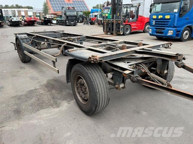 Schmitz Cargobull AFW 18 BDF-Drehschemel SAF Achsen Scheiben Wabco Remolques portacontenedores