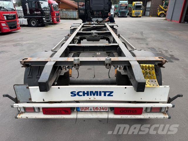 Schmitz Cargobull AFW 18 BDF-Drehschemel SAF Achsen Scheiben Wabco Remolques portacontenedores