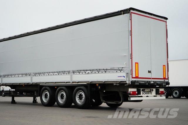 Schmitz Cargobull / BURTOFIRANKA / XL / OŚ PODNOSZONA Semirremolques de caja de lona