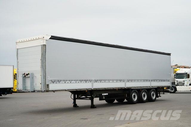 Schmitz Cargobull / BURTOFIRANKA / XL / OŚ PODNOSZONA Semirremolques de caja de lona